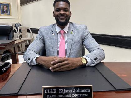 Kijana Johnson, People's National Party Councillor for the Race Course Division in Clarendon South Western