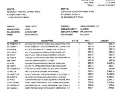 The invoice