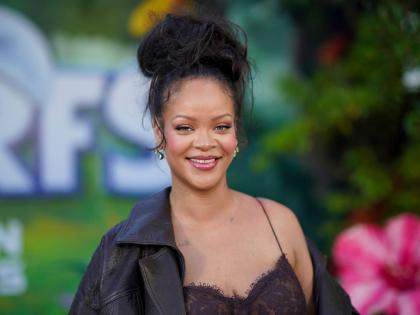 Rihanna arrives at the premiere of "Smurfs" on Sunday, July 13, 2025, at Paramount Studios in Los Angeles. (Photo by Jordan Strauss/Invision/AP, File)