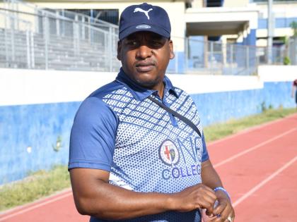 Duane Johnson, head coach of the Jamaica College track and field team.
