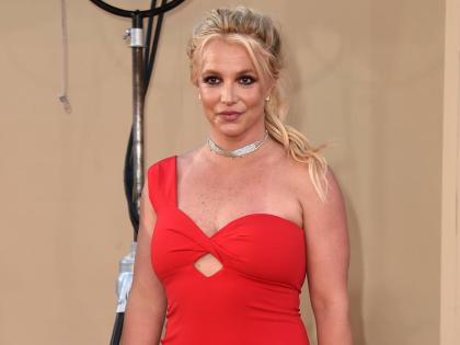 FILE - Britney Spears arrives at the Los Angeles premiere of "Once Upon a Time in Hollywood," on July 22, 2019. (Photo by Jordan Strauss/Invision/AP, File)
