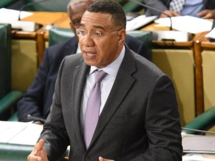 Prime Minister Dr Andrew Holness piloting the NaRRA Bill on April 14, 2026.