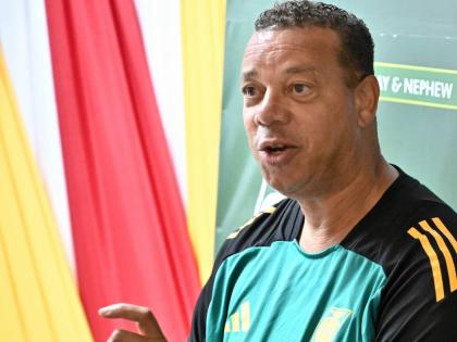 Reggae Girlz head coach, Hubert Busby Jr.
