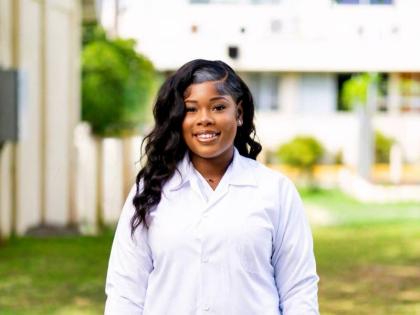 Sheere Spence, a senior medical laboratory technologist, University of Technology.