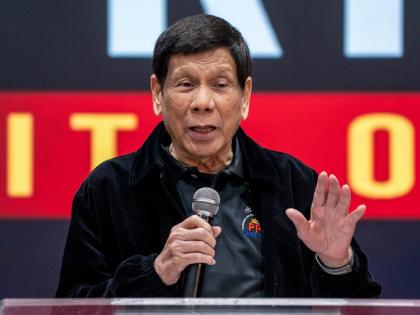 Former President of the Philippines Rodrigo Duterte.