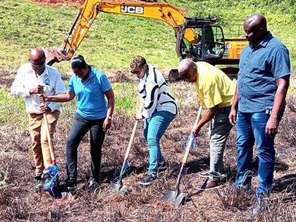 From left: Kent Skyers, superintendent of public and community relations, Discovery Bauxite; Councillor Kim Brown Lawrence, Brown’s Town Division; Krystal Lee, member of parliament for St Ann North Western; Franklin Witter, minister of state in the Minis