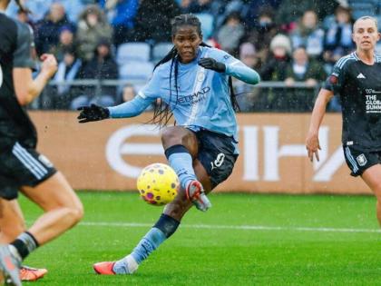 Khadija Shaw scored her 19th WSL goal of the season for Manchester City.