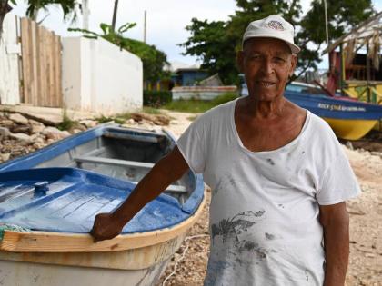 Howard Moxam, a fisherman from Calabash Bay Beach in Treasure Beach, St Elizabeth, six months after Hurricane Melissa made a destructive landfall in the parish on October 28, 2025.
