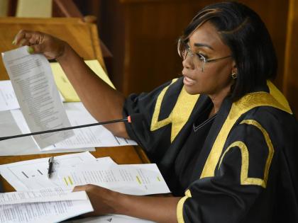 Speaker of the House of Representatives, Juliet Holness