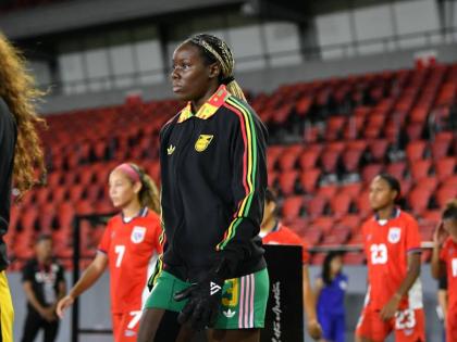 Jamaica shotstopper, Liya Brooks.
