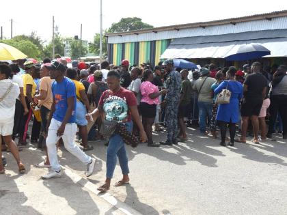 Hundreds of Jamaicans brave the sweltering heat to try secure tickets for the Grand Gala on August 6, 2026 at the National Stadium.