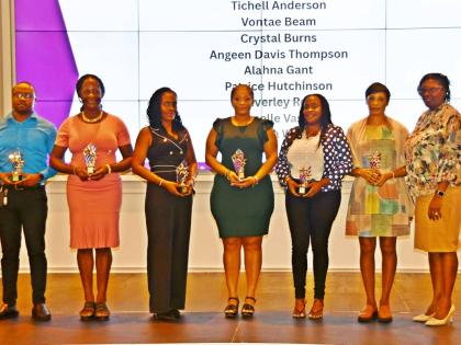 Port Maria Hospital awardees.
