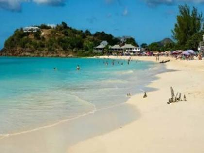 A beach in Antigua. 