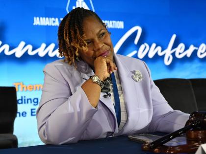 La Sonja Harrison, president of the Jamaica Teachers’ Association.