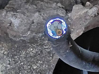 A damaged Flow cable.