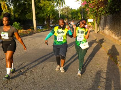 Stephen Williams and his wife, Cashique, prove that getting those steps in is more fun together. 