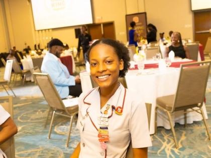 Aspiring paediatrician and Burger King Scholar Amanda Jody Hunt pictured at the Burger King Scholarship Awards Ceremony held at the AC Hotel Kingston on Tuesday.