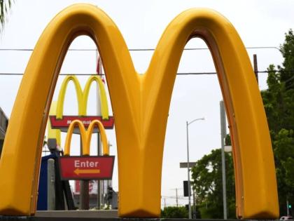 AP
McDonald’s Golden Arches signs are seen on March 31 in Los Angeles. 