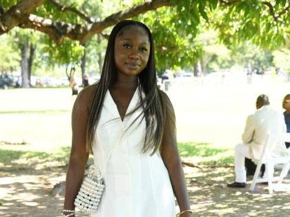 Joelle Williams, a social worker, keeps it cute and comfortable in a PrettyLittleThing halter. 