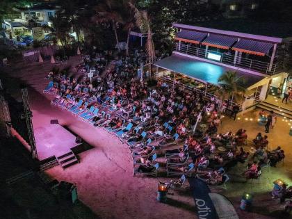 Attendees take in a film at the Skylark Film Festival in Negril earlier in October. 