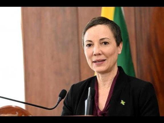 Foreign Affairs and Foreign Trade Minister Senator Kamina Johnson Smith.