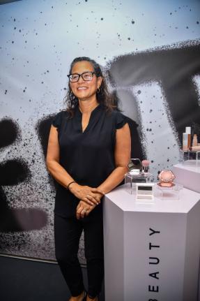 Anne Chang, CEO of Fontana at the Fenty brand launch in Fontana Pharmacy on Waterloo Road, Kingston, on April 10, 2025.
