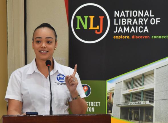 Executive Director of the Jamaica Association for the Deaf, Kimberly Sherlock Marriot-Blake.