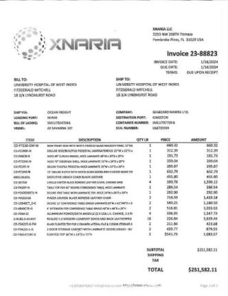 The invoice