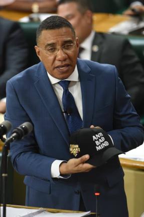 Prime Minister Dr Andrew Holness making his contribution to the Budget Debate in the House of Representatives on March 19, 2026.