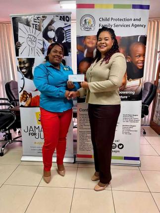 Jamaicans for Justice (JFJ), one of Jamaica’s leading human rights organisations, presented a cheque of J$250,000 to support residential facilities housing children in state care. The donation, which includes part proceeds from the 2025 Run for Rights 5K