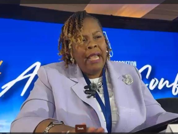La Sonja Harrison, JTA’s newly-installed president. - Ashley Anguin photo
