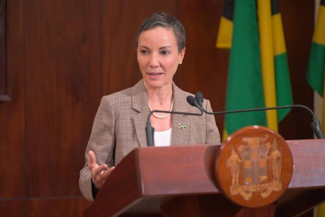 Senator Kamina Johnson Smith, minister of foreign affairs and foreign trade.