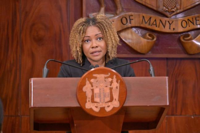Minister of Education, Skills, Youth and Information, Senator Dr Dana Morris Dixon
