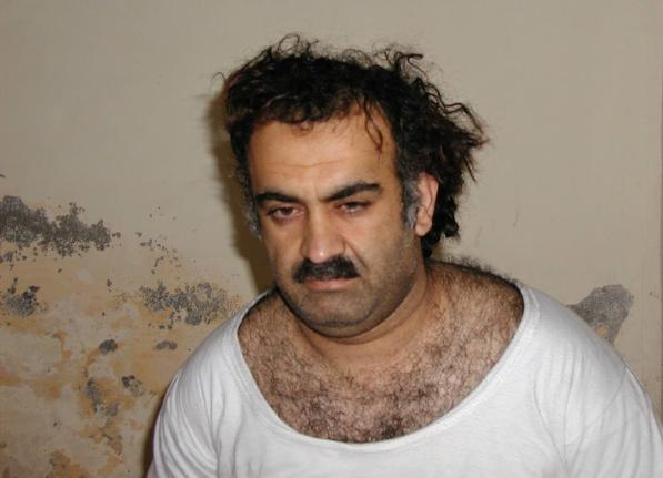 Khalid Sheikh Mohammed, the alleged September 11 mastermind, is seen shortly after his capture during a raid in Pakistan, March 1, 2003.