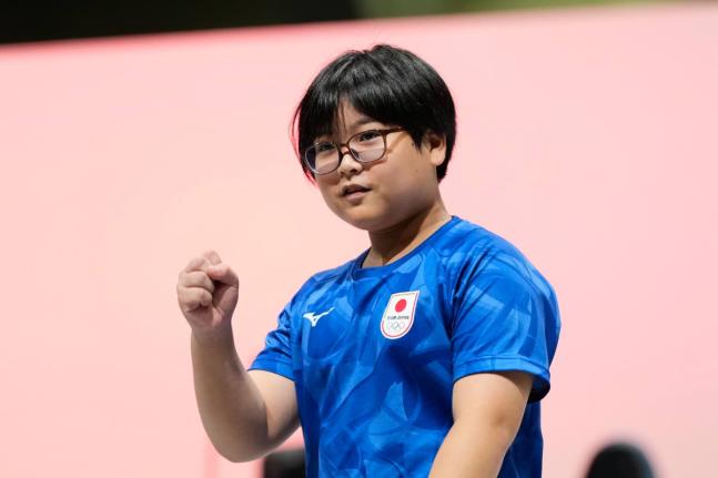
Japan’s Yuki Kurihara gestures before the start of his Puyo Puyo Champions esports final match against Kang Dong-shin of South Korea at the Asian Games in Nagoya, Japan, yesterday.