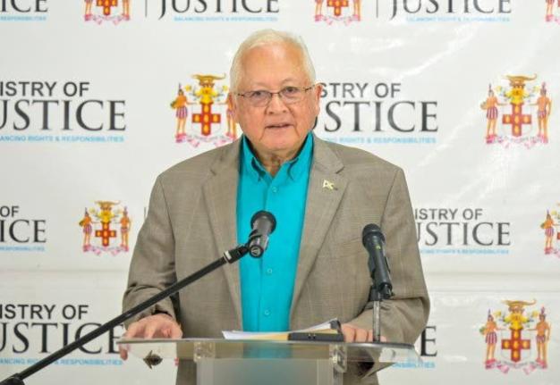 Minister of Justice and Constitutional Affairs, Delroy Chuck.