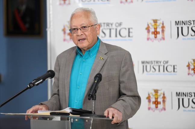 Delroy Chuck, Minister of Justice and Constitutional Affairs