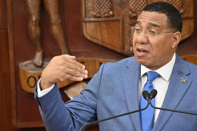 Prime Minister Dr Andrew Holness 