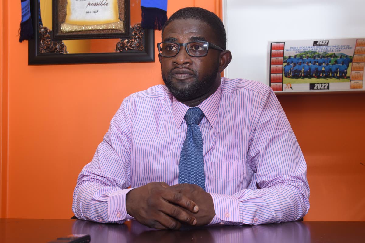 Dayle Evans, principal of Holland High School in Trelawny.