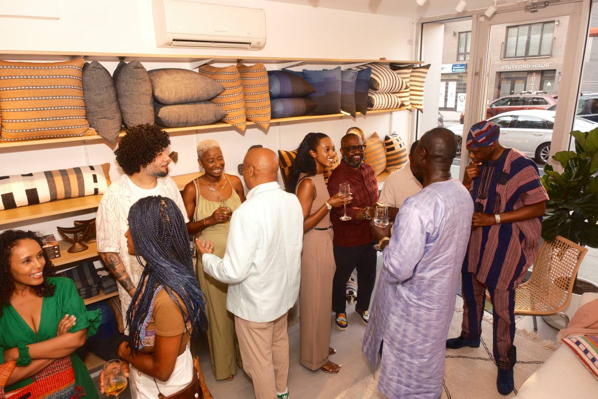 Asfaw hosted The Curator’s Table at Bole Road Textiles in Brooklyn in July. The invite-only, intimate dinner was attended by African art curators, artists, collectors and black art-adjacent creatives and professionals.