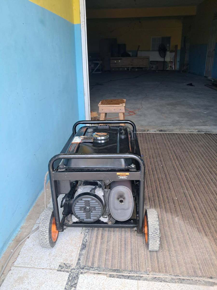 The generator inside he building. The fumes from it are believed to have killed Dunbar and rendered the other man uncoscious.