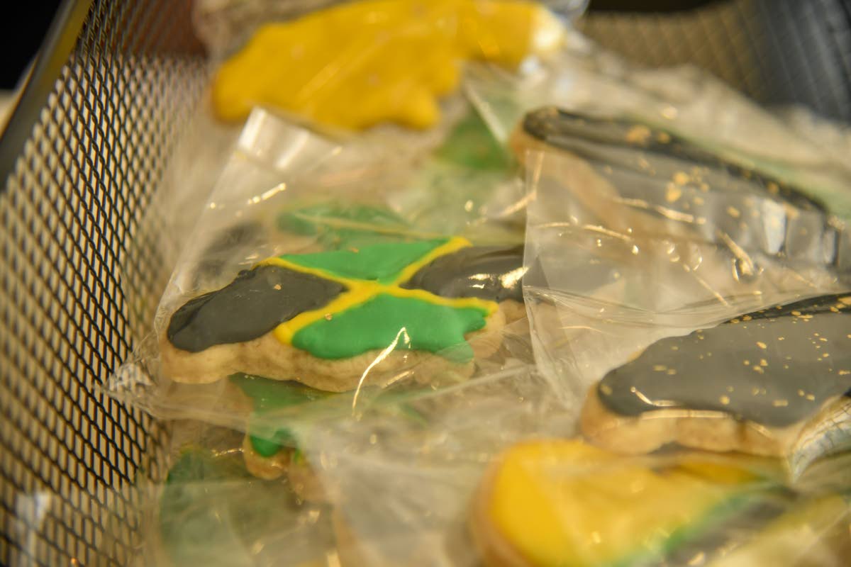 Jamaican-inspired cookies, baked by Sweetiepie Pastries, are being sold to support hurricane relief donations.
