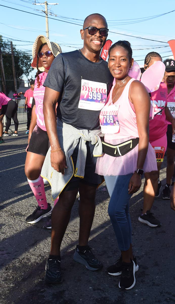 Paul Brissett and physiotherapist Dr Wendi Brissett soak up the early morning sun after the race.