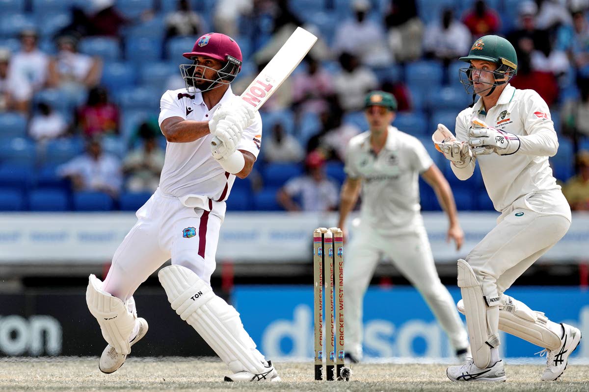 West Indies batsman Brandon King.