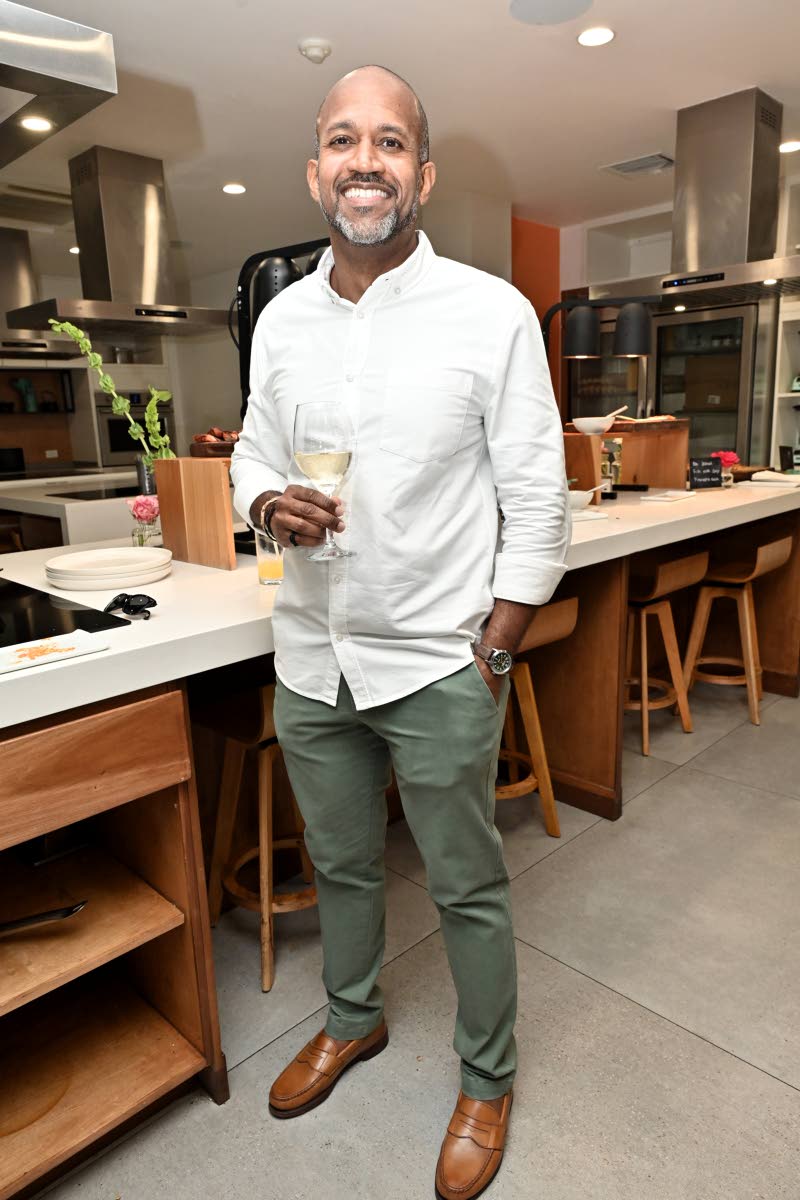 Always supportive of his life partner, Dylan Coke, husband of Janelle Pantry-Coke, made the rounds, engaging guests with ease.