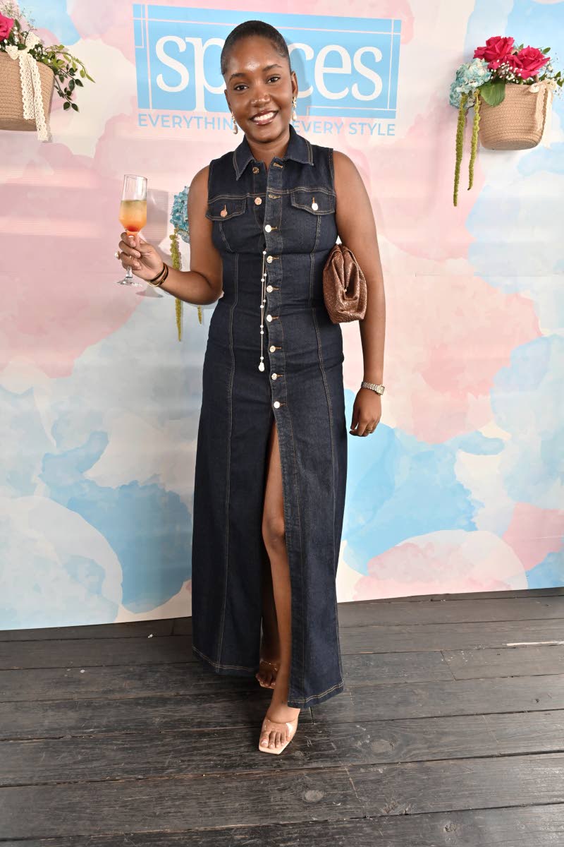 Denim is always a good idea, and interior designer Cordia Coleman of House of Cordia swipes right on this Fashion Nova look.