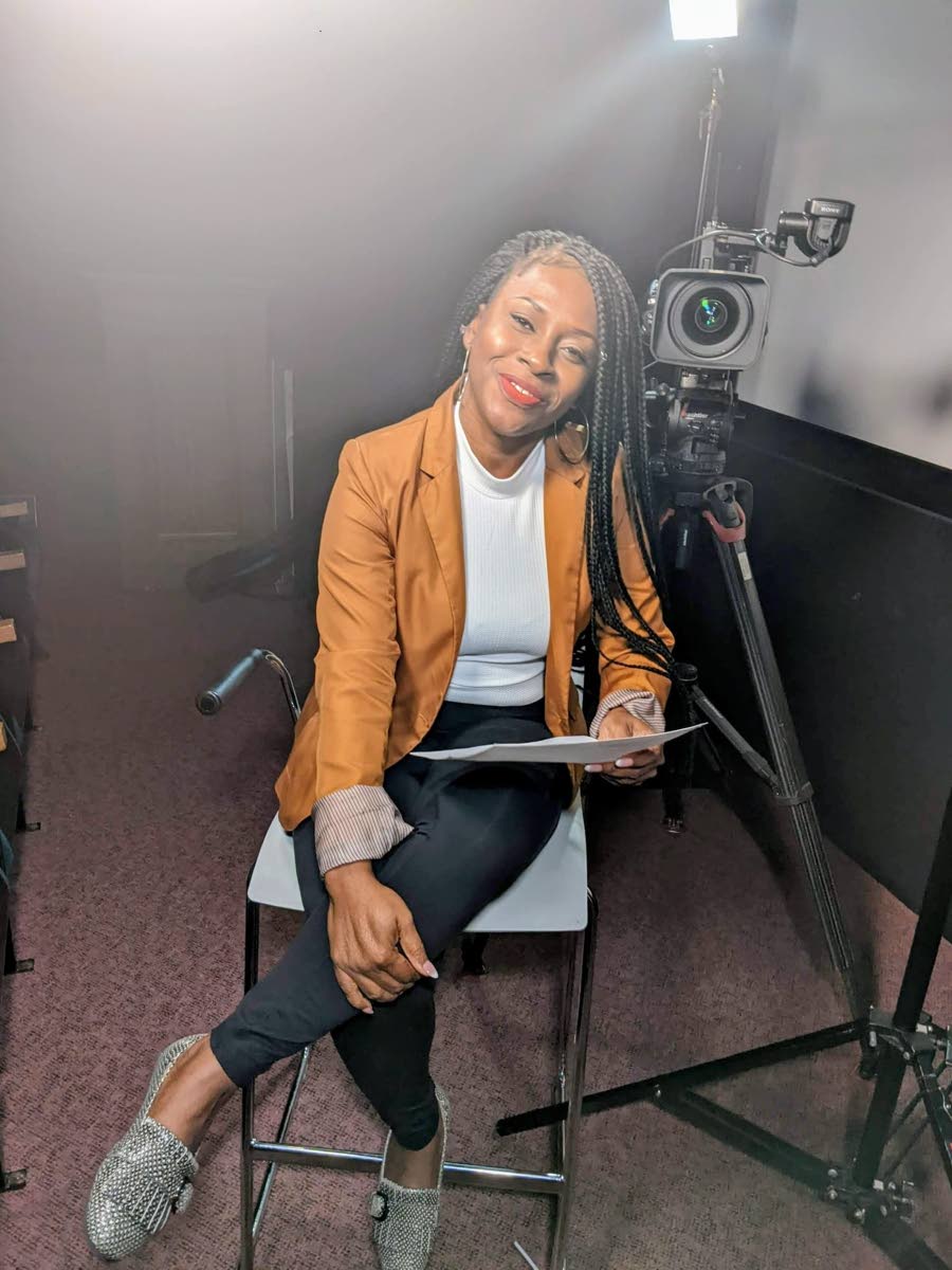 Forrester in the CBC studios.