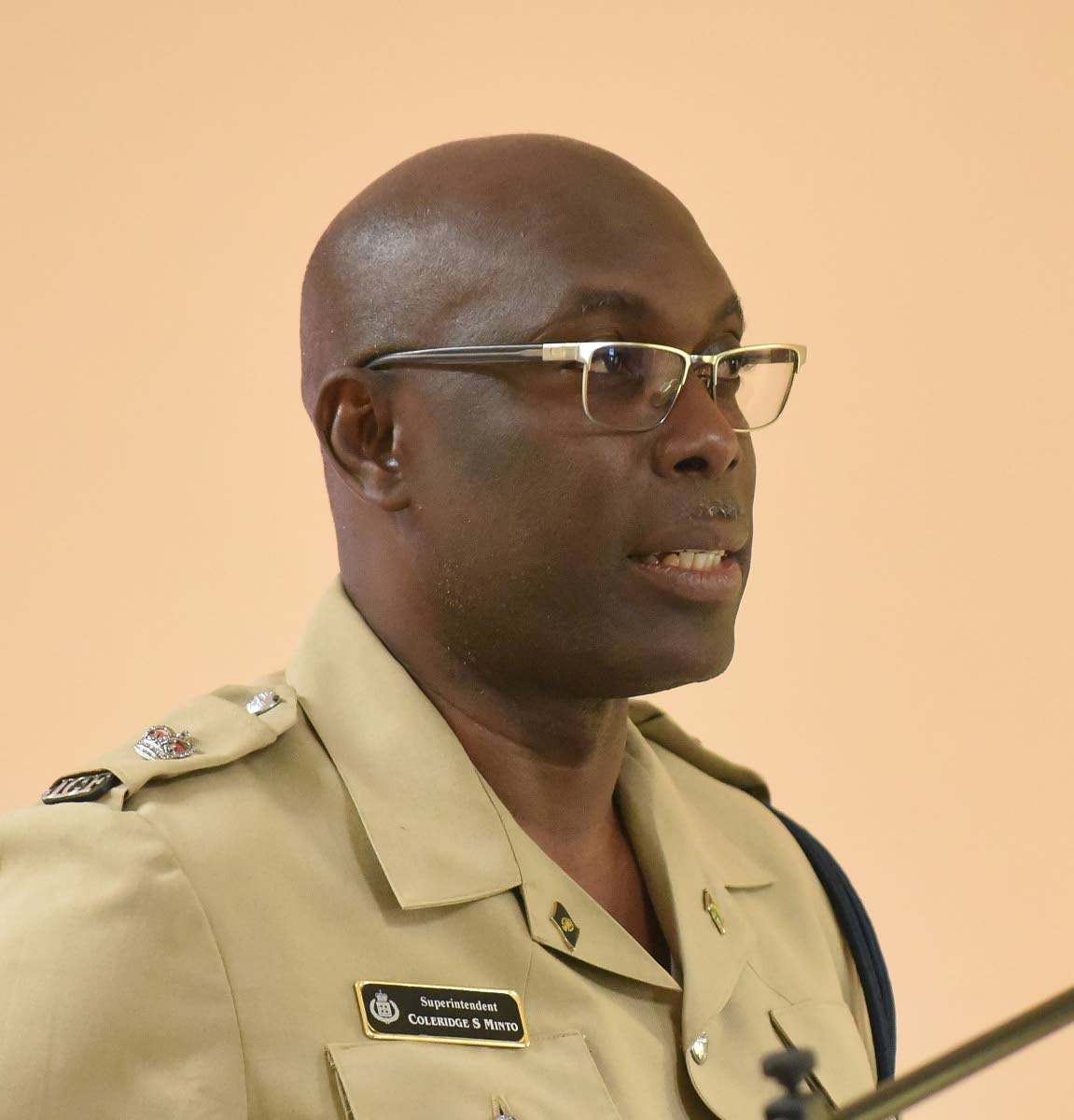 Superintendent of Police Coleridge Minto, head of the St Elizabeth Police. 