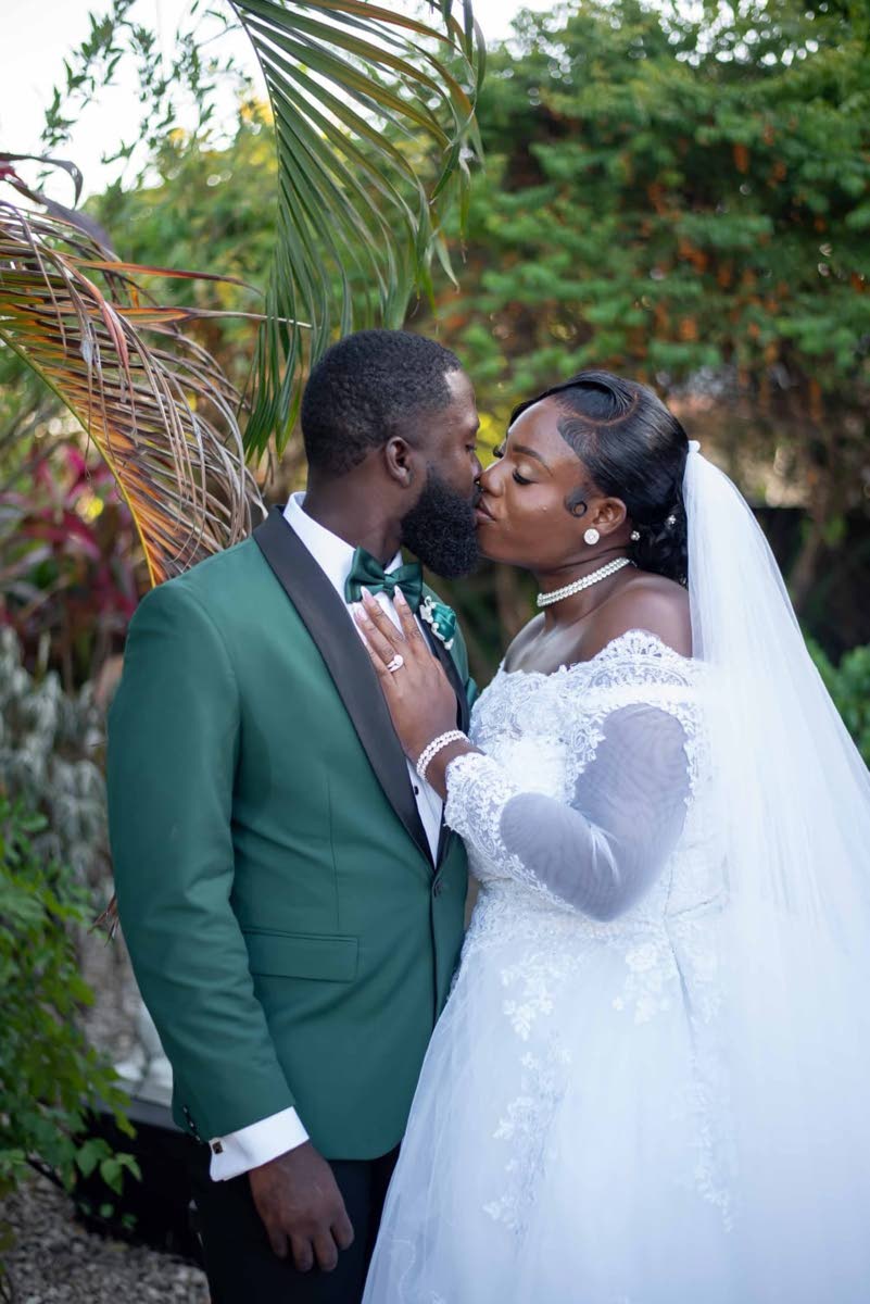 Vanessa Johnson and Duken Dawes’ love story began with a stepped-on phone at the University of Technology, Jamaica, gym and grew into a lifelong bond. The couple sealed their love on February 16 in Albion, St Thomas, in a beautiful wedding surrounded by 