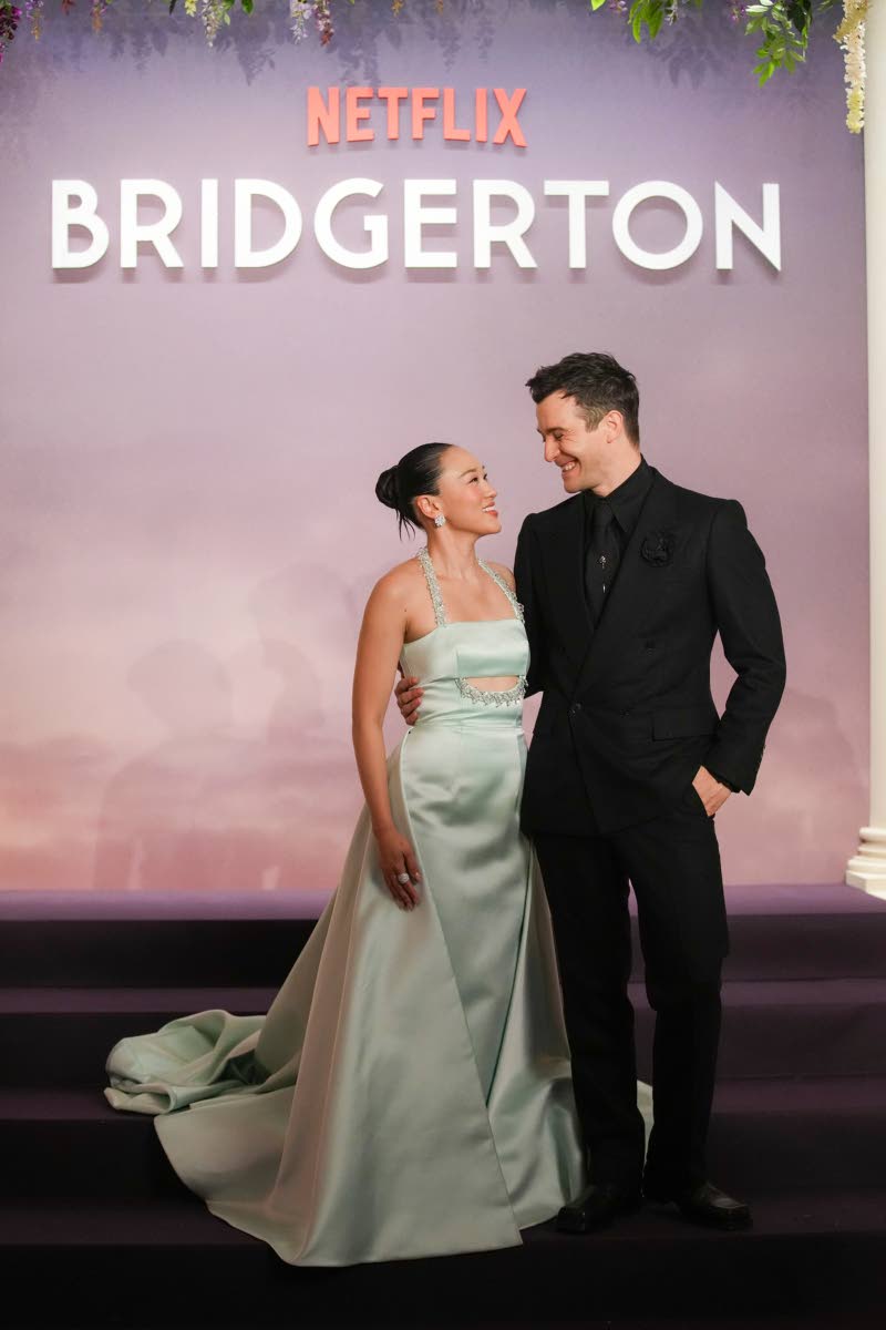 Yerin Ha and Luke Thompson tease the possible next romantic chapter in the ton.